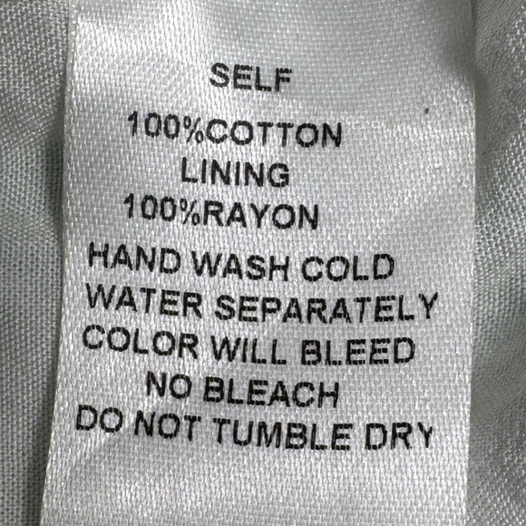 Pinch Womens Green White Striped Short Sleeve Tiered Button Down Shirt Dress L - Picture 7 of 9